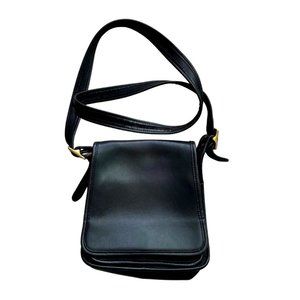 Black Vintage Coach Legacy Crossbody Handbag Purse